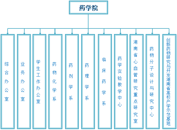 药学院组织机构图